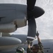 Marines of VMGR-234 deliver fuel and food to a FARP in Marathon, Florida