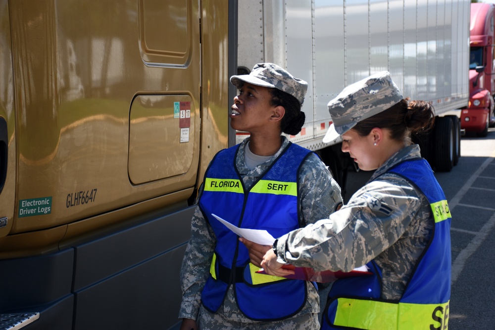 Florida Guardsmen keep Hurricane Irma relief supplies flowing