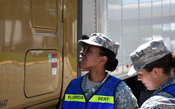 Florida Guardsmen keep Hurricane Irma relief supplies flowing
