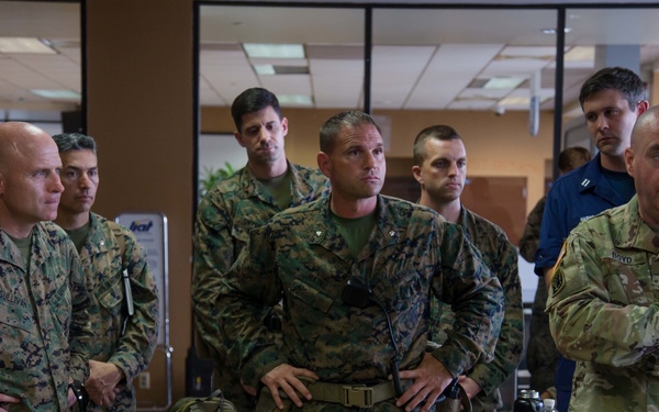 U.S. Marines, U.S. Army National Guard work together to provide hurricane relief