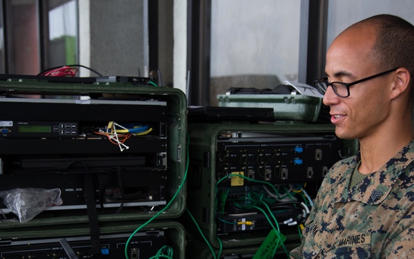 U.S. Marines, U.S. Army National Guard work together to provide hurricane relief