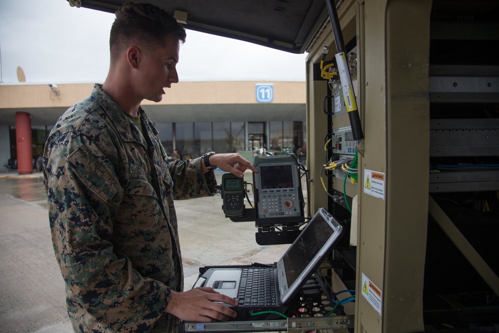 U.S. Marines, U.S. Army National Guard work together to provide hurricane relief