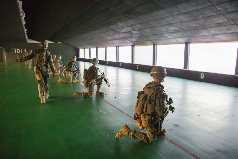 U.S. Marines and Sailors test their Judgment and Marksmanship at the MMRC