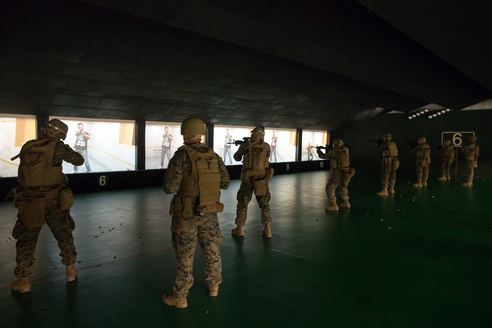 U.S. Marines and Sailors test their Judgment and Marksmanship at the MMRC