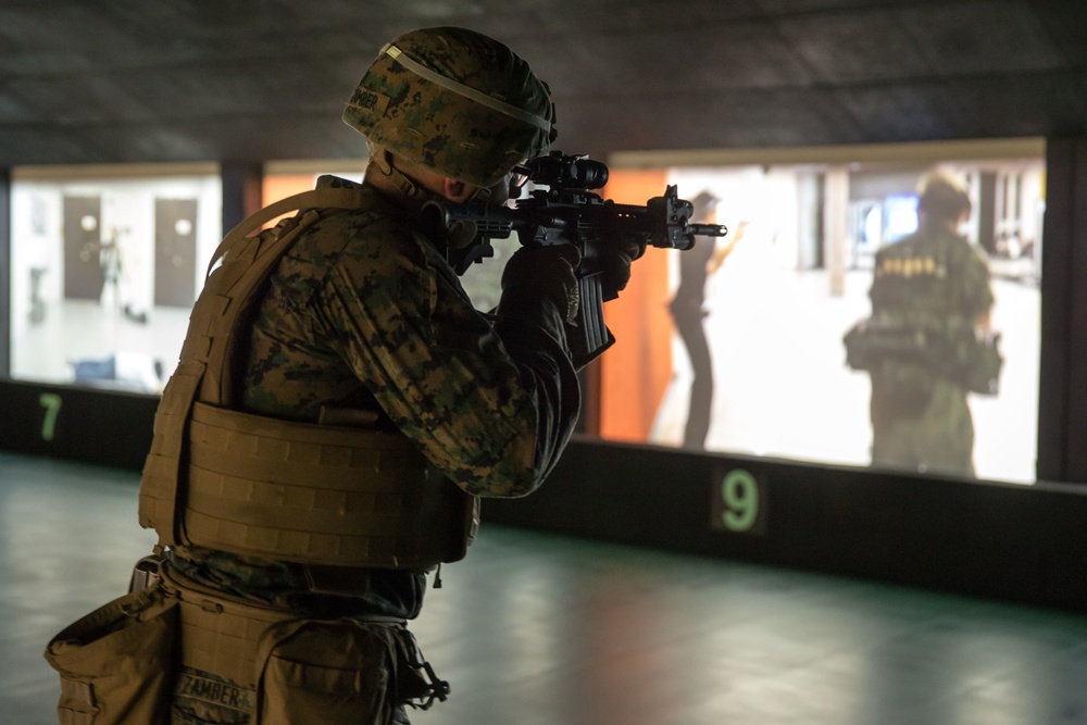 U.S. Marines and Sailors test their Judgment and Marksmanship at the MMRC
