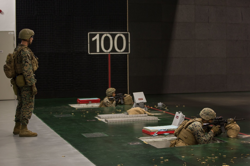 U.S. Marines and Sailors test their Judgment and Marksmanship at the MMRC