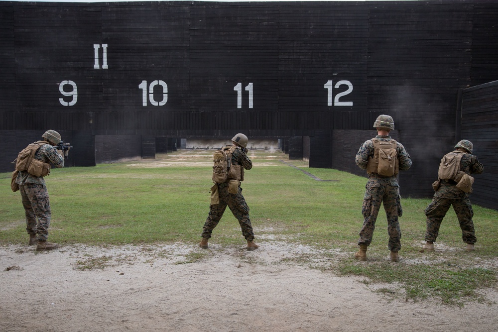 U.S. Marines and Sailors test their Judgment and Marksmanship at the MMRC
