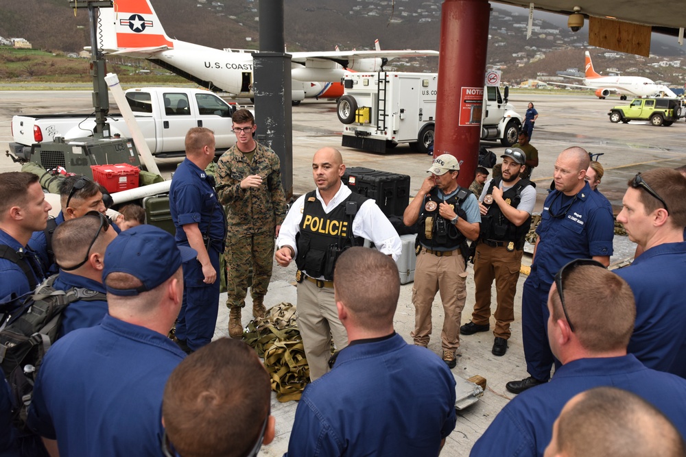 Coast Guard deploys teams and equipment to St. Thomas for Hurricane Irma relief efforts