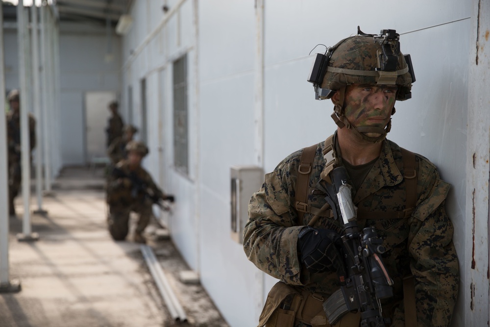 SAF and USMC Attack and Defend on Urban Terrain