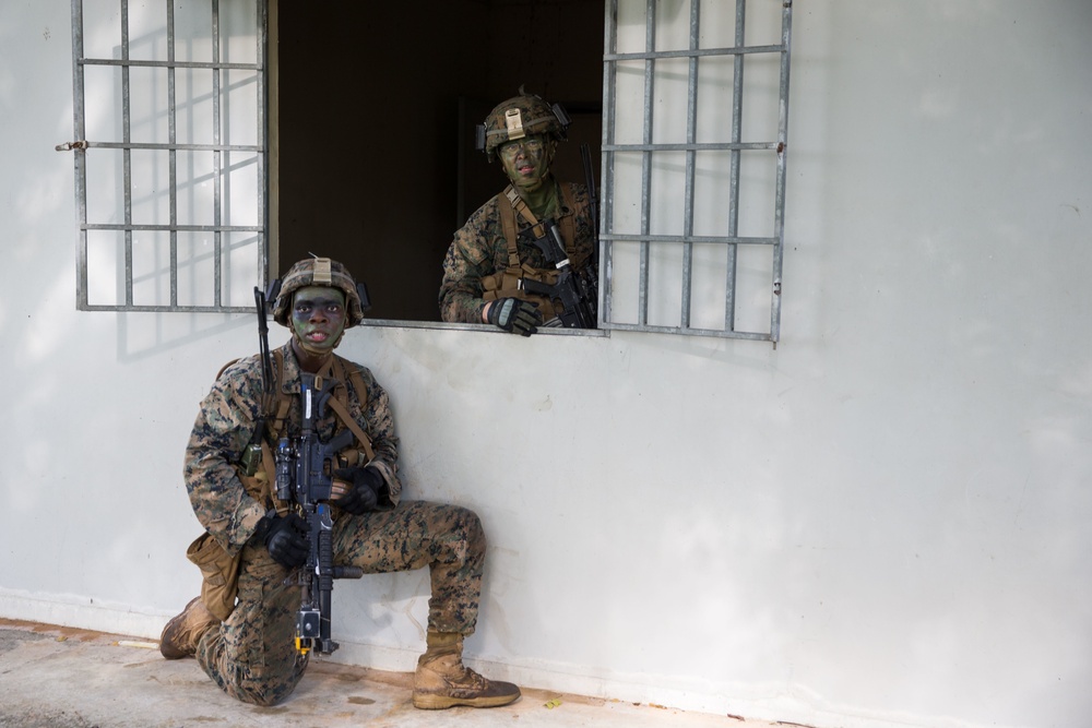 SAF and USMC Attack and Defend on Urban Terrain