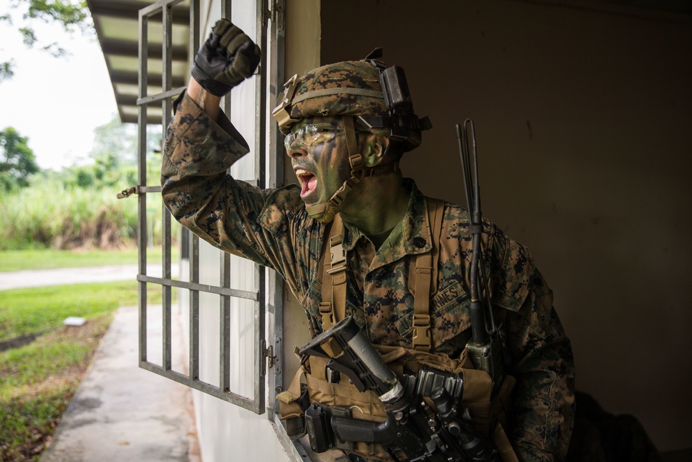 SAF and USMC Attack and Defend on Urban Terrain