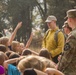 Soldier Speak With Local Children