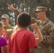 Soldiers Speak With Local Children