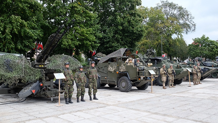 NATO battle group, Polish celebrate Land Forces Day