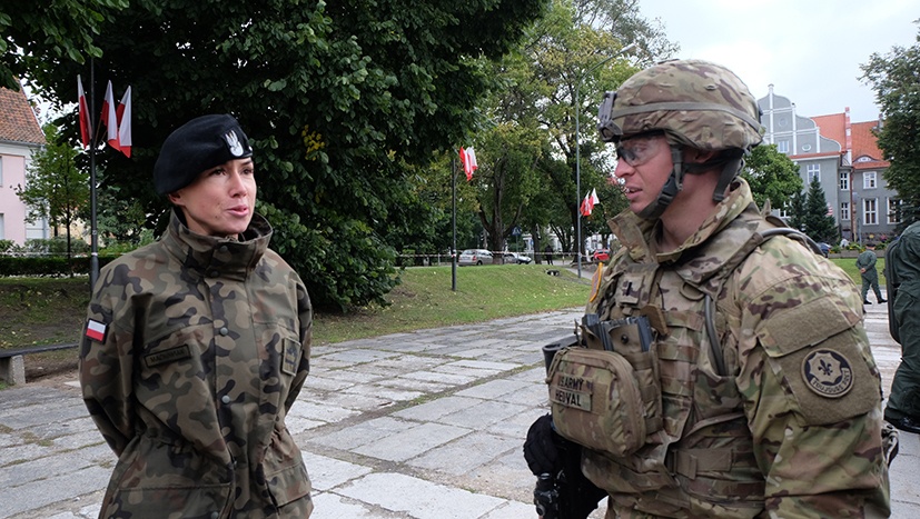 NATO battle group, Polish celebrate Land Forces Day