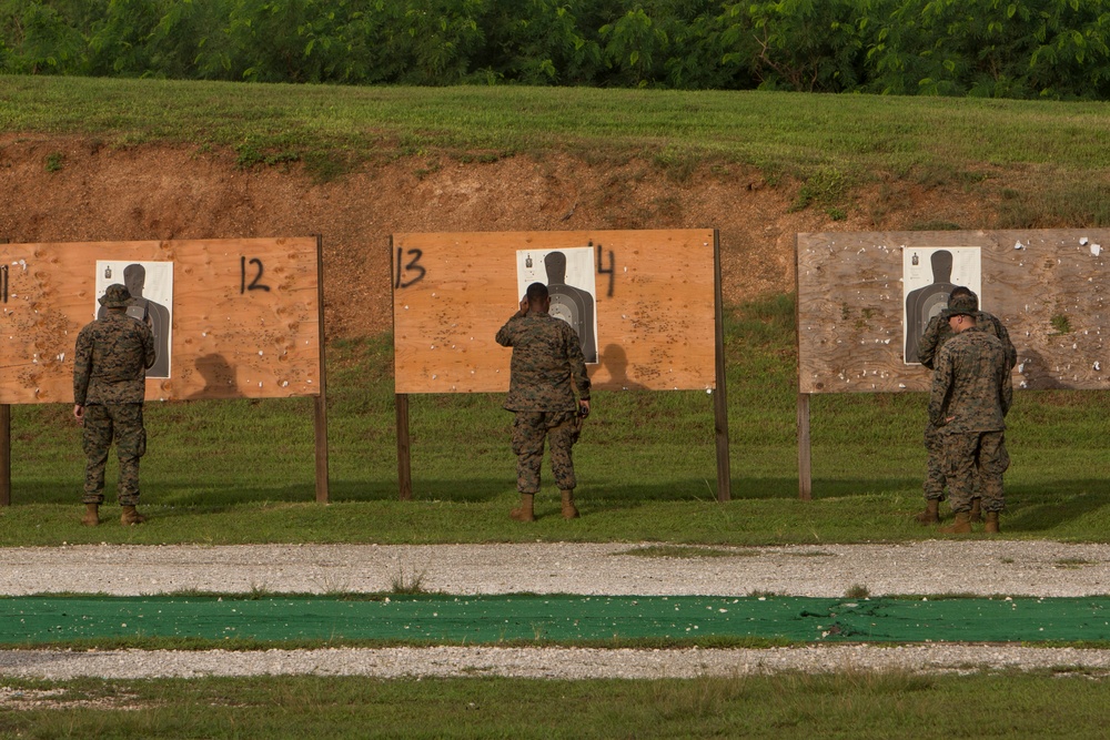 Military Police Platoon conducts pistol range