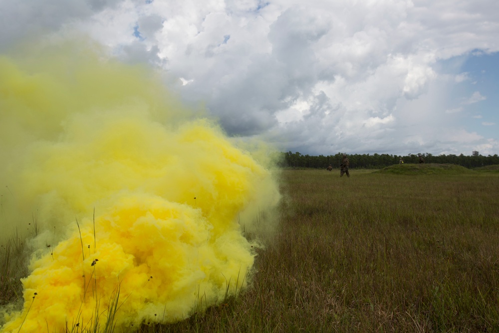 Rounds down range: 2/8 conducts squad attack