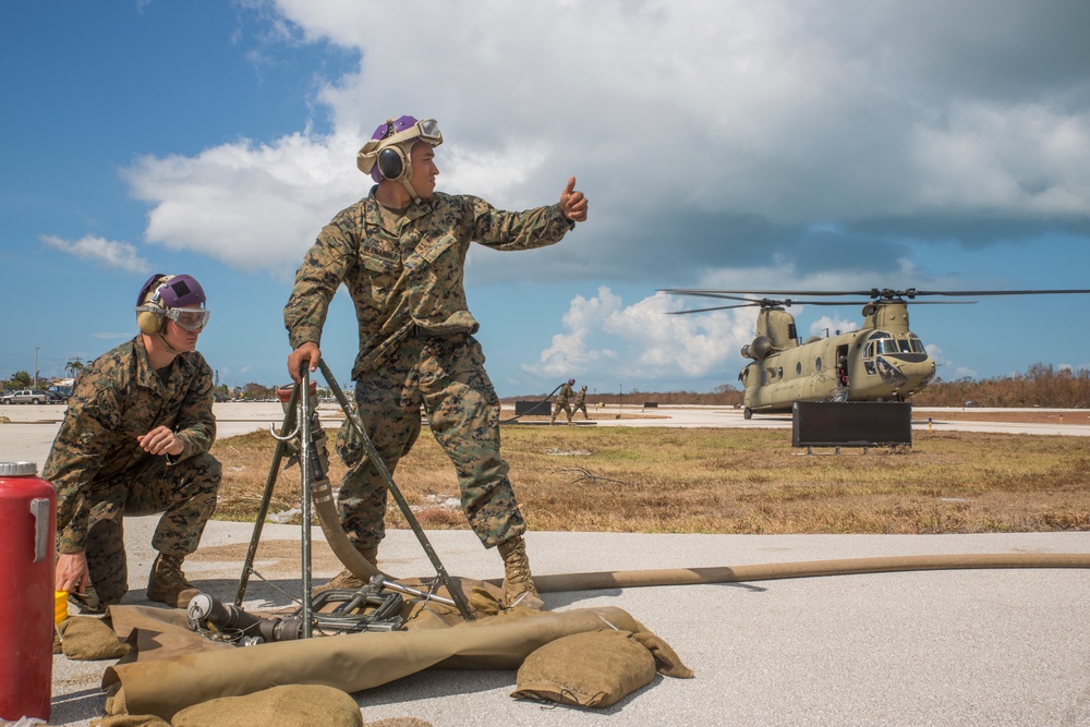 MWSS-473 FARP operations in wake of Hurricane Irma