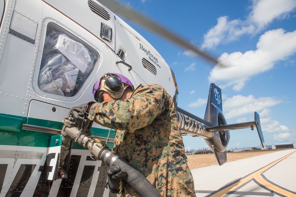 MWSS-473 FARP operations in wake of Hurricane Irma