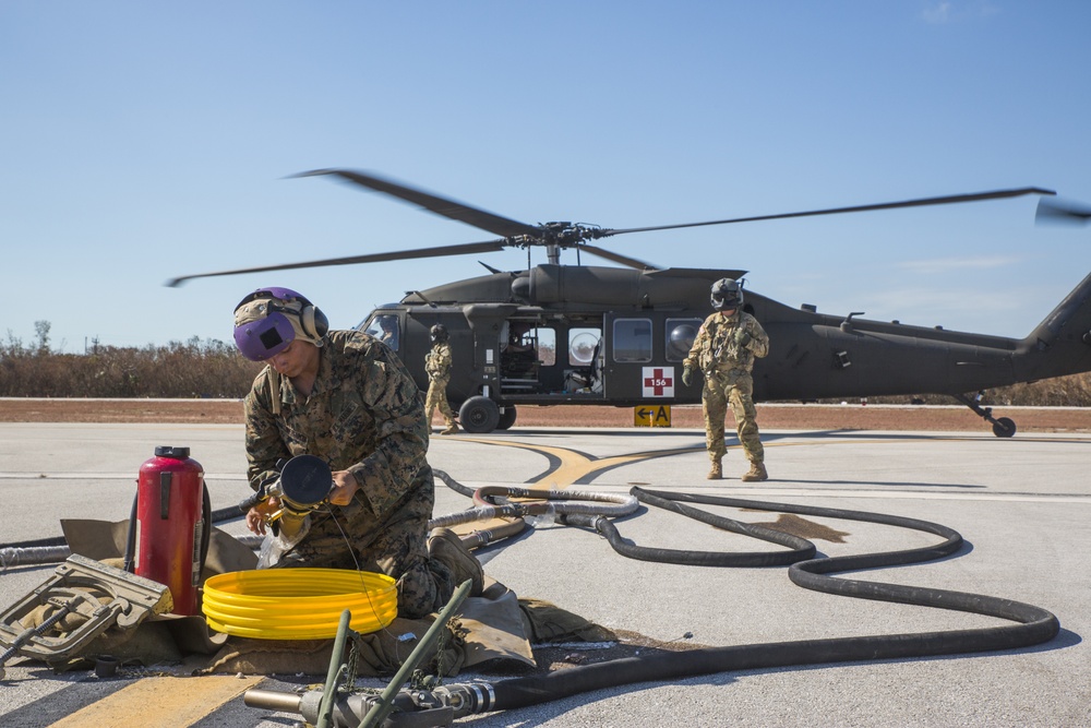 MWSS-473 FARP operations in wake of Hurricane Irma