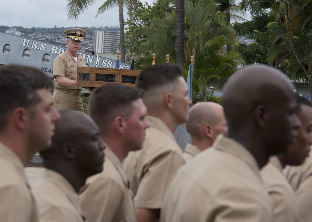 Hawaii Submarine Community Chief Petty Officer Pinning Ceremony