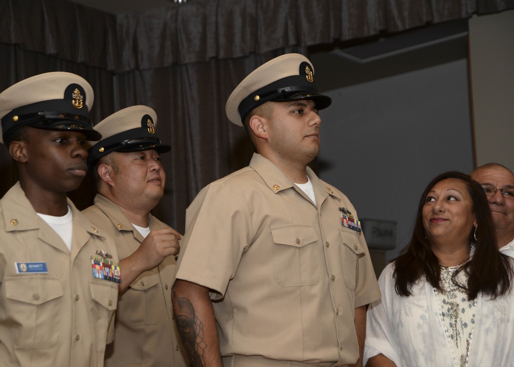 Naval Base Kitsap-Bangor Holds Chief Pinning Ceremony