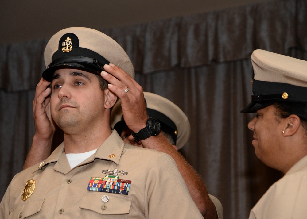 Naval Base Kitsap-Bangor Holds Chief Pinning Ceremony