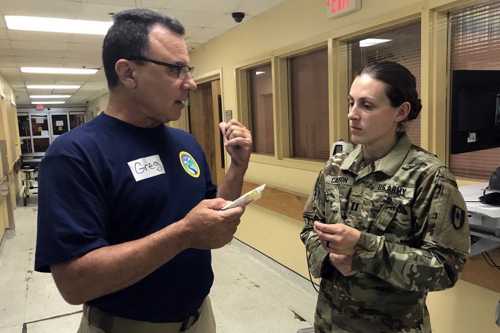Soldier medics arrive in Virgin Islands after Hurricane Irma