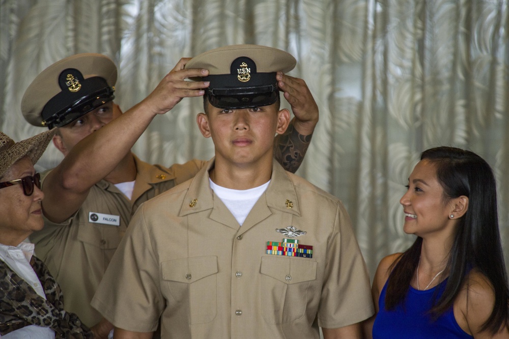 Chief Petty Officer Pinning Ceremony at Pearl Harbor