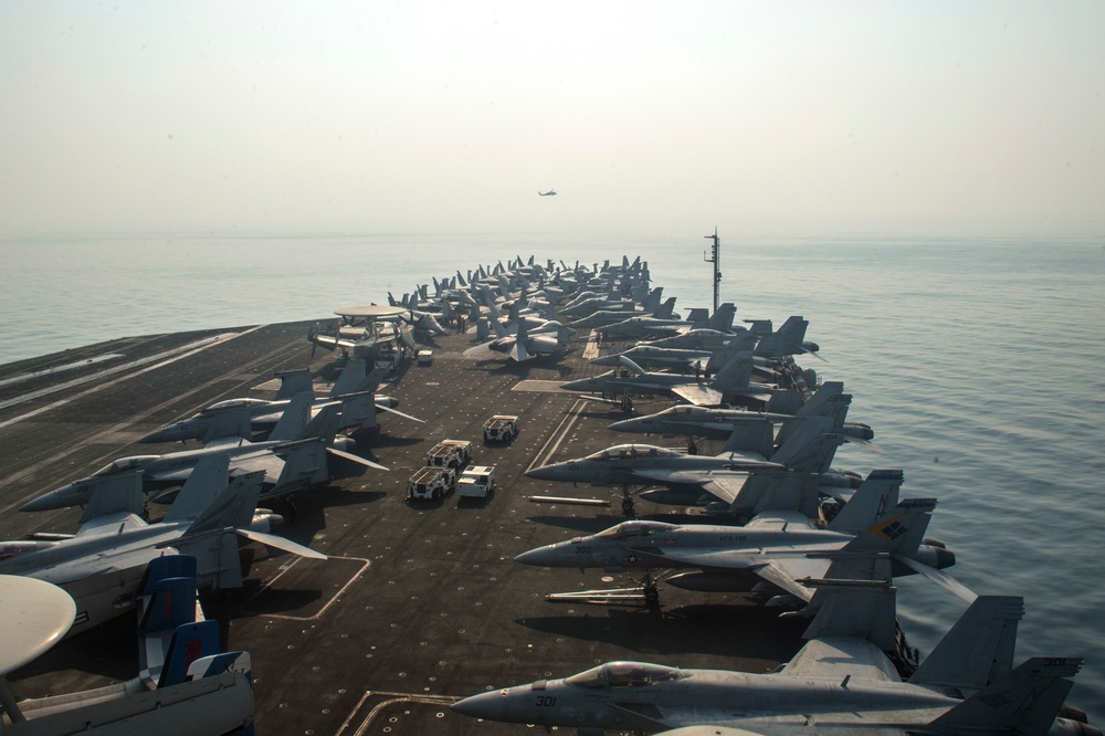 Nimitz Conducts Formation with French and Australian navies