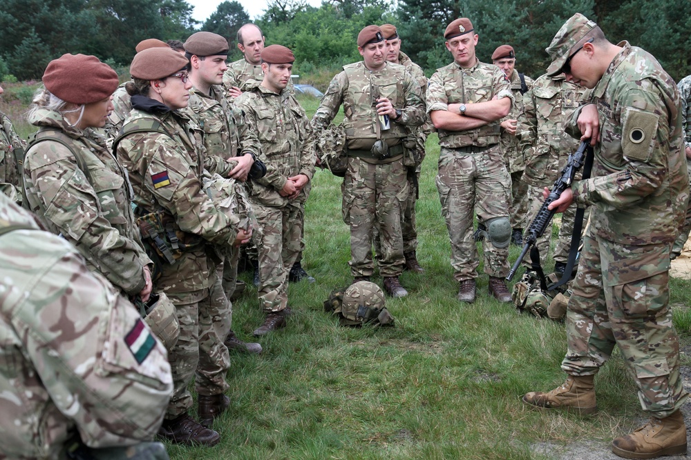 United Kingdom's Royal Wessex Yeomanry Participates in U.S. Army's Alternate Qualification Course