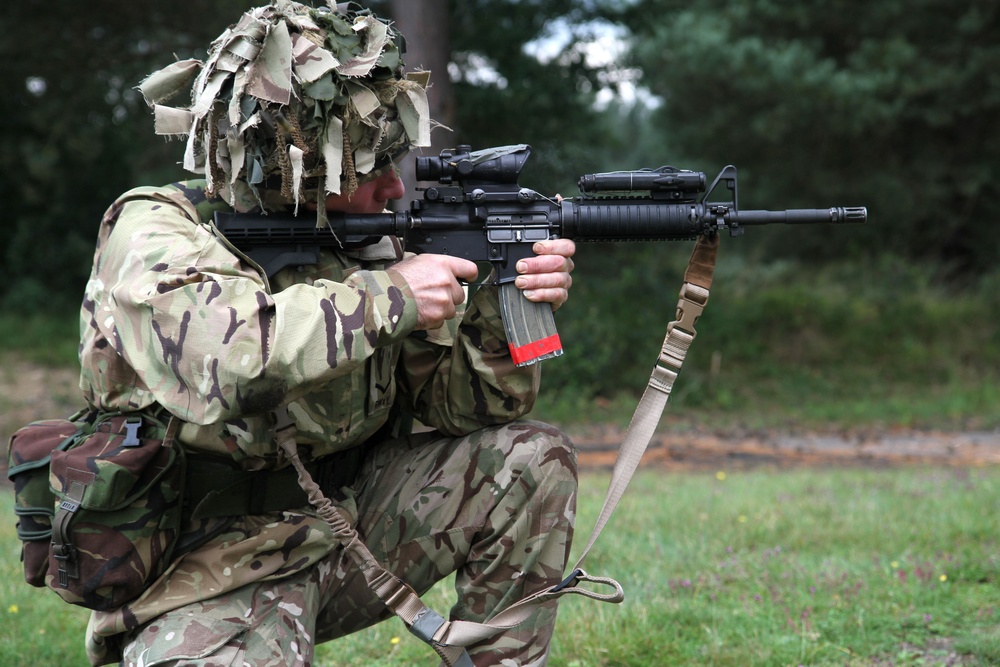 United Kingdom's Royal Wessex Yeomanry Participates in U.S. Army's Alternate Qualification Course