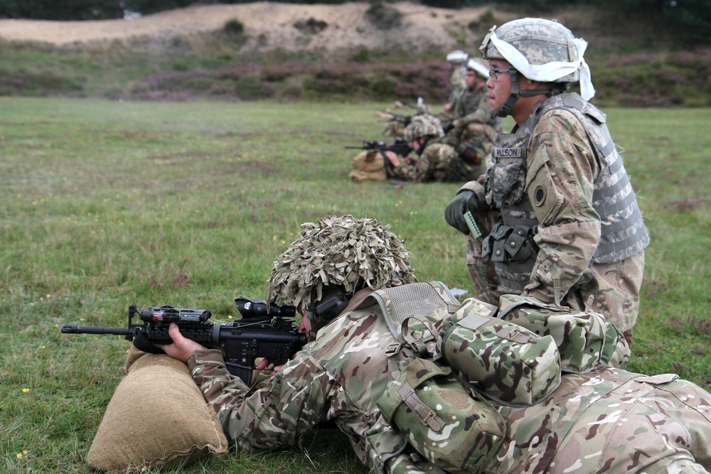 United Kingdom's Royal Wessex Yeomanry Participates in U.S. Army's Alternate Qualification Course