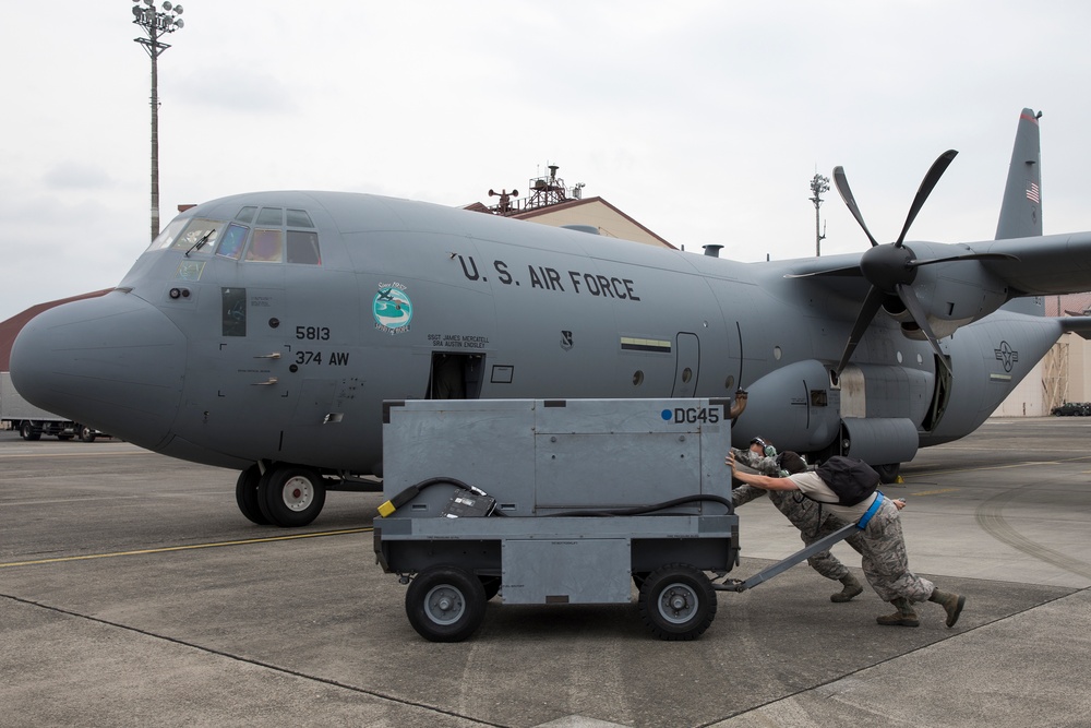 Yokota displays airlift capabilities during the 2017 Japanese-American Friendship Festival