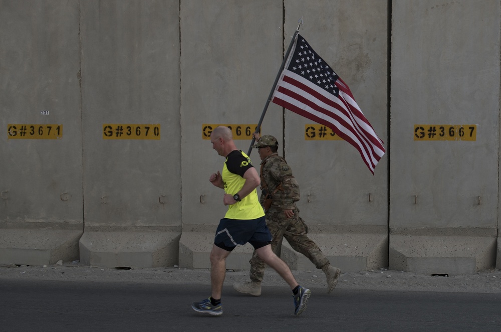 Deployed Airmen prepare, compete in Air Force Marathon