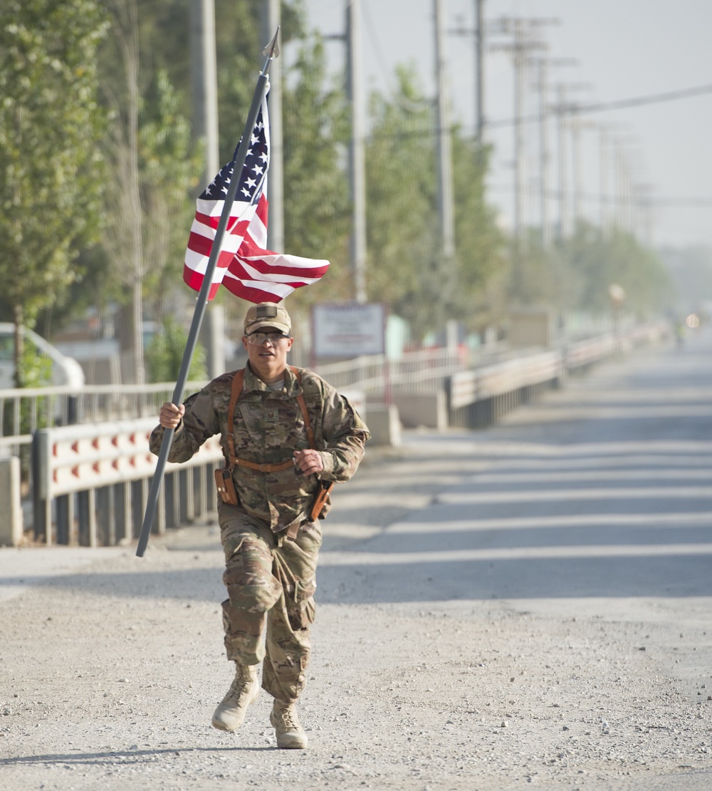 Deployed Airmen prepare, compete in Air Force Marathon