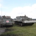Support Vehicles of the Royal Wessex Yeomanry participate a non-shooting training exercise at Sennelager Training Area, Germany