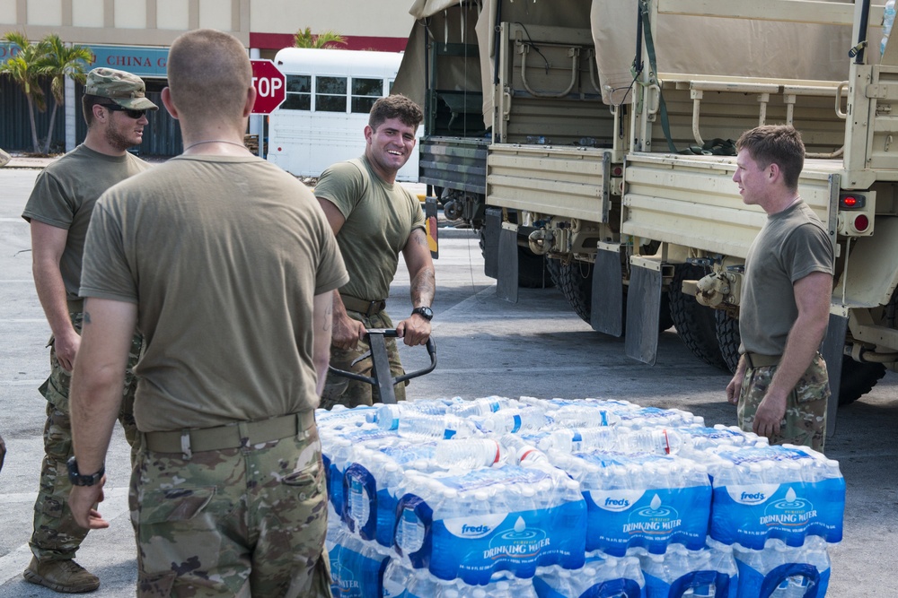 1-124th Infantry Regiment aids Key West in Hurricane Irma response