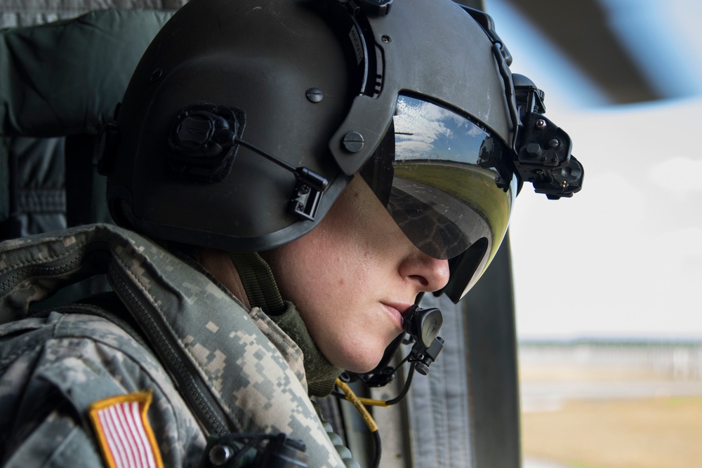 Connecticut National Guard Chinook conducts Hurricane Irma relief mission
