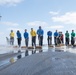 Stennis conducts a scrubbing exercise.