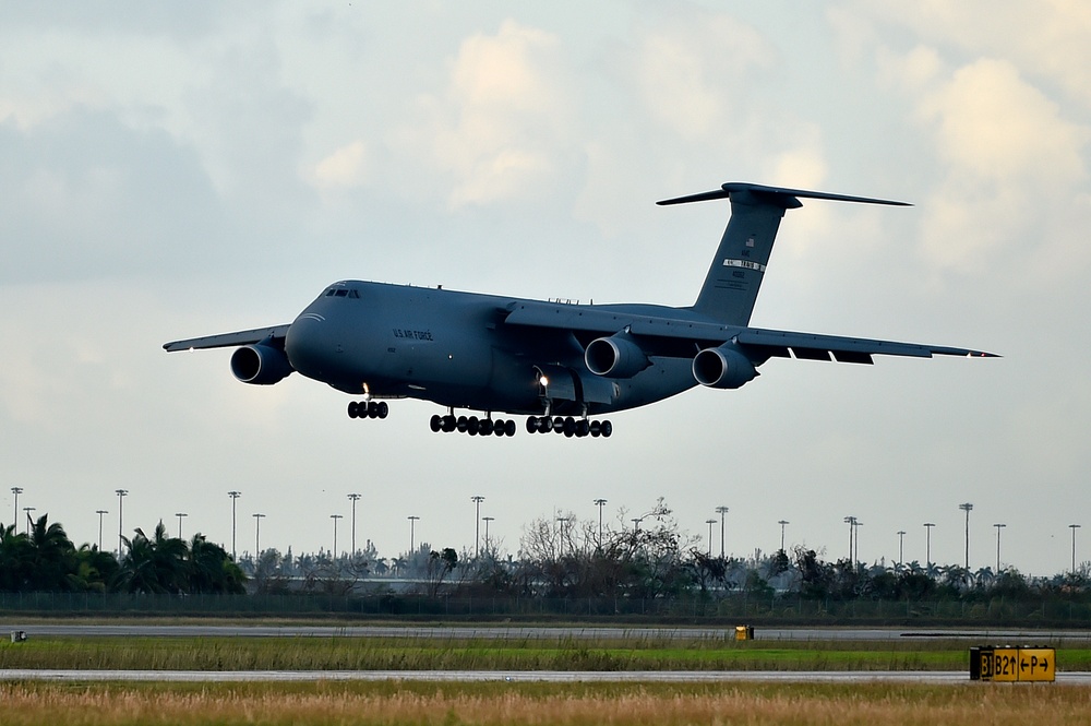 C-SM Super Galaxy provides Rapid Global Mobility support for Hurricane Irma