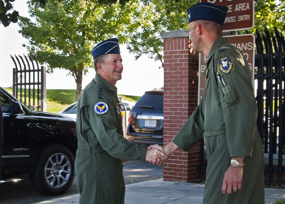 CSAF visits JBA Air Show