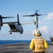 MV-22B Ospreys depart amphibious assault ship USS Bonhomme Richard (LHD 6)