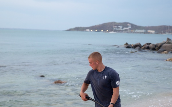 U.S. service members make potable water for St. Martin after Hurricane Irma