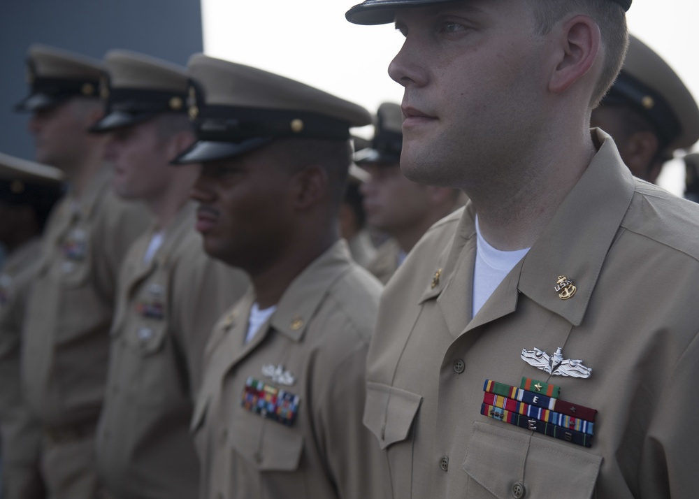 DVIDS - Images - USS Lake Erie (CG 70) chief petty officer frocking ...