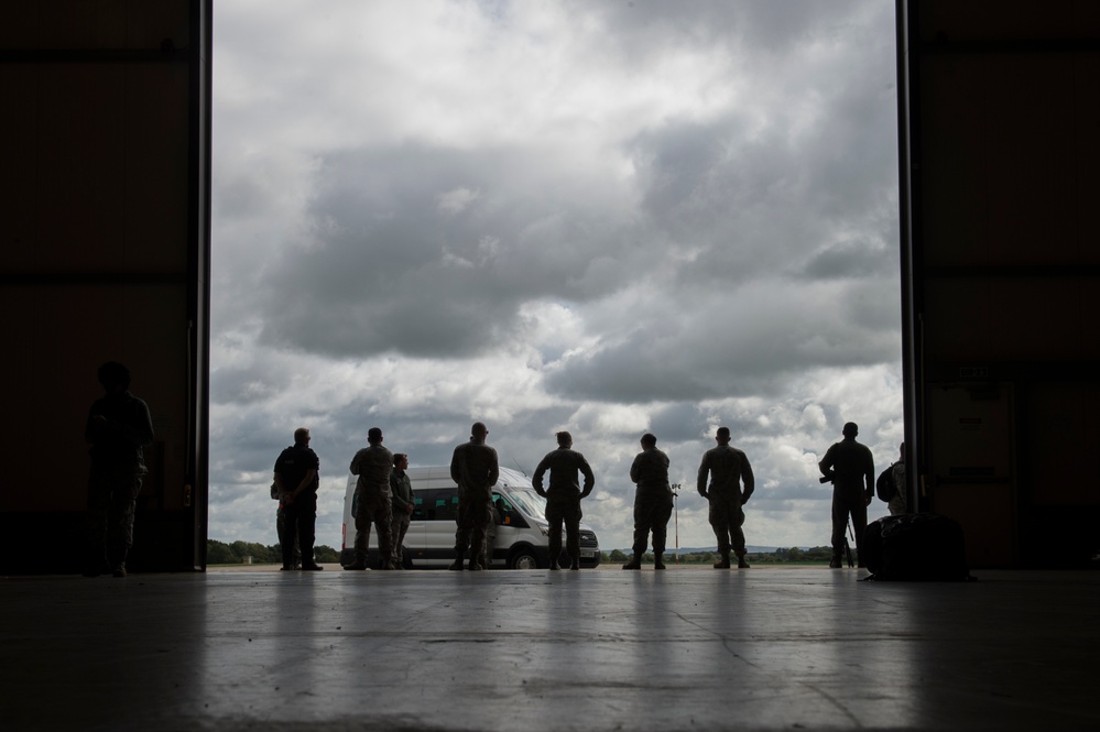 2nd Bomb Wing Arrival to RAF Fairford, UK