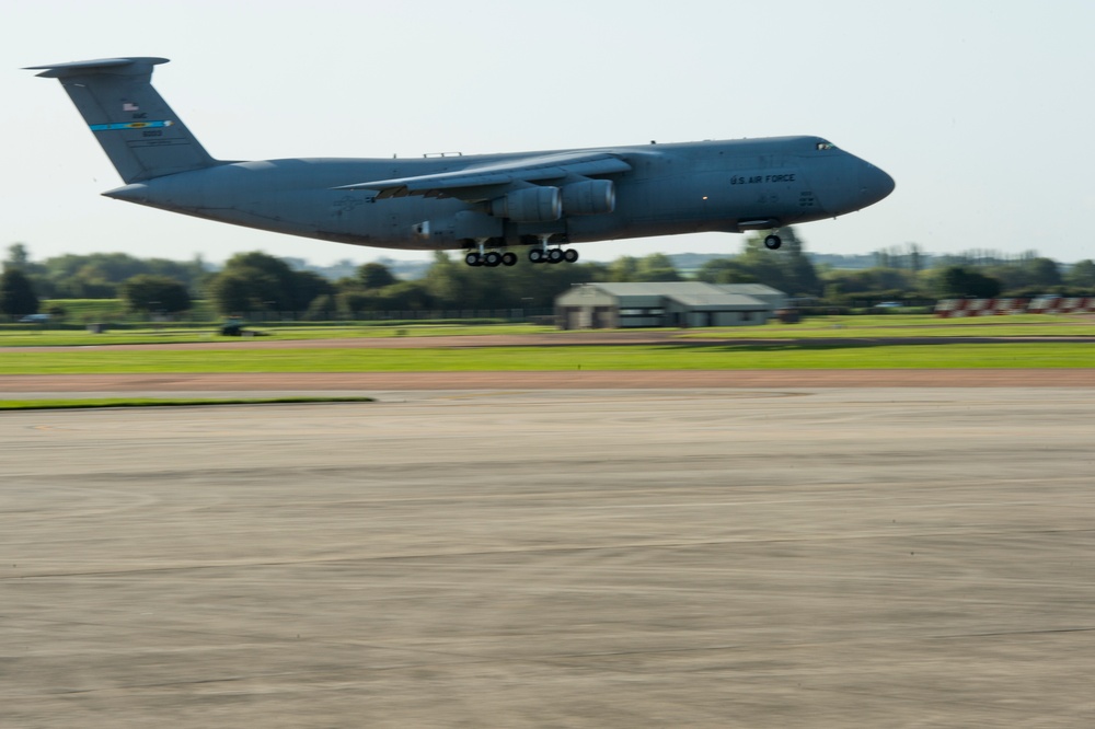 C-5M Super Galaxy Makes a Special Delivery