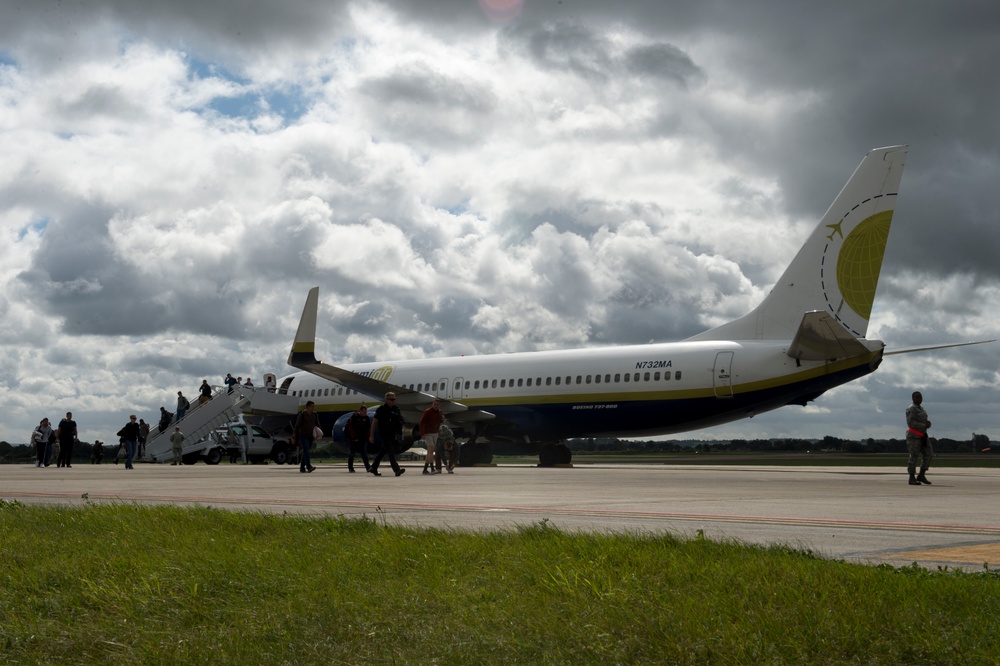 2nd Bomb Wing Arrival to RAF Fairford, UK