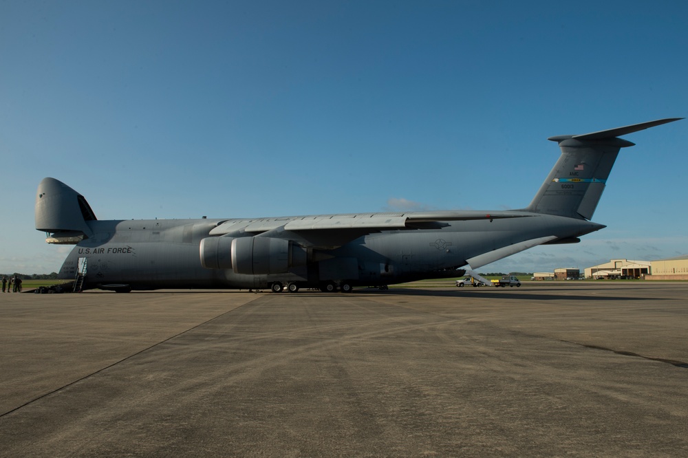 C-5M Super Galaxy Makes a Special Delivery