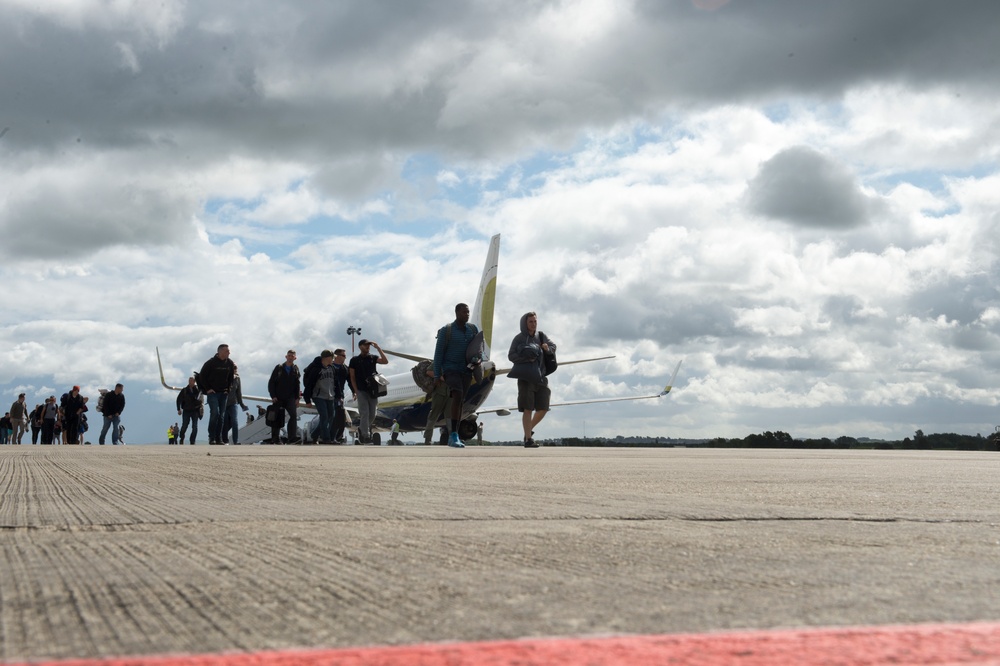 2nd Bomb Wing Arrival to RAF Fairford, UK